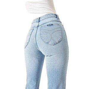 Rolla’s Original Straight High Rise Jeans Size 32 Sunbleach 90's Style